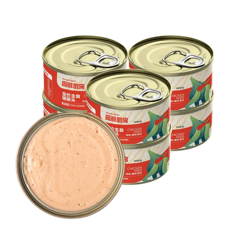 Bulk Canned Moist Pet Meals for Cats and Canine - Excessive Protein Tuna and Rooster Flavors