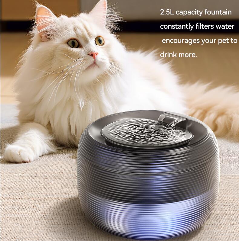 Extremely-Quiet Computerized Pet Water Fountain with Sensible Pump & LED Mild – Straightforward to Clear Pet Dispenser